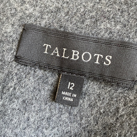 Talbots Gray Soft Wool Skirt Size 12 - Picture 4 of 5